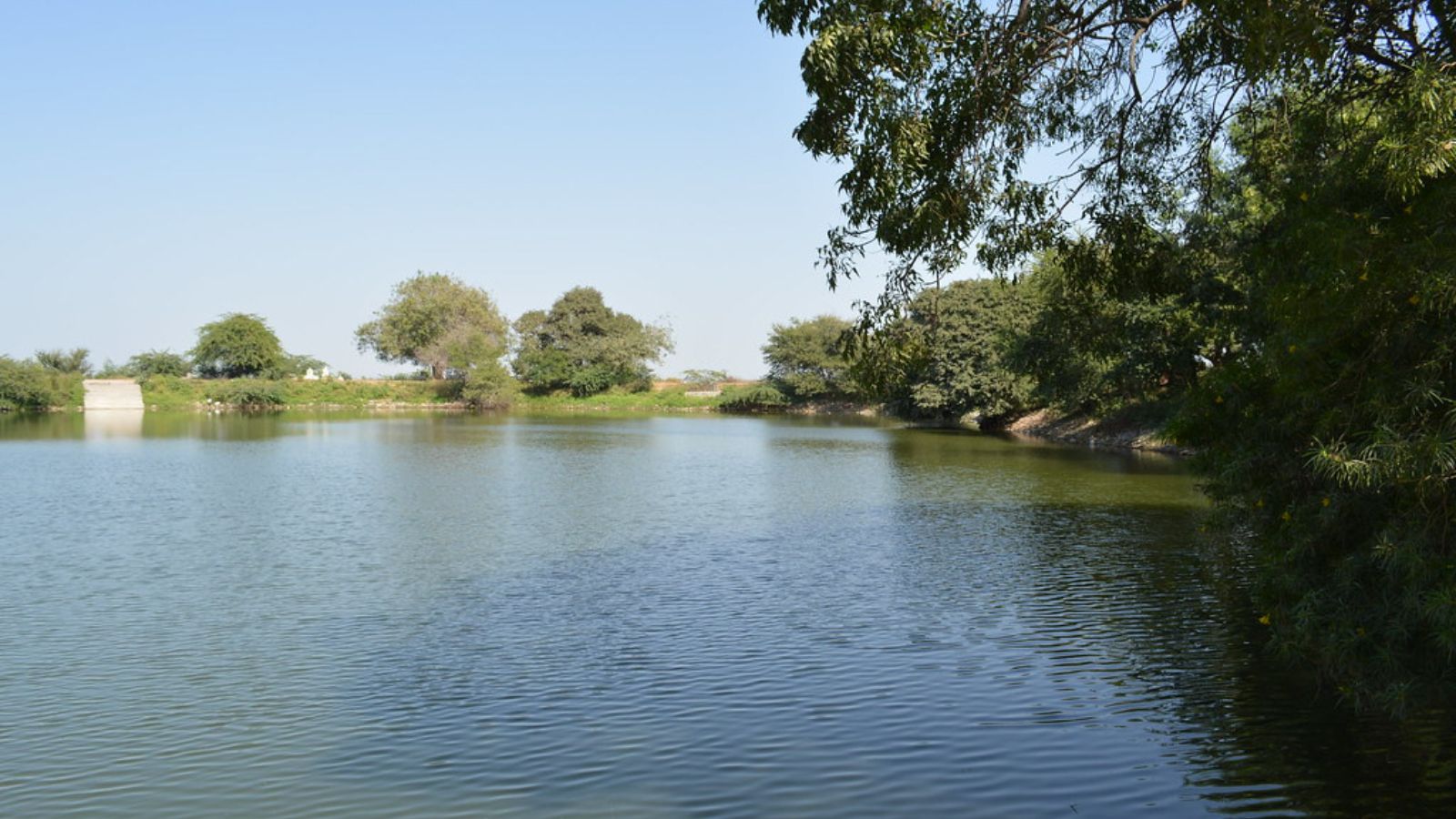 Gopi Talav sacred lake near Nageshwar, Dwarka