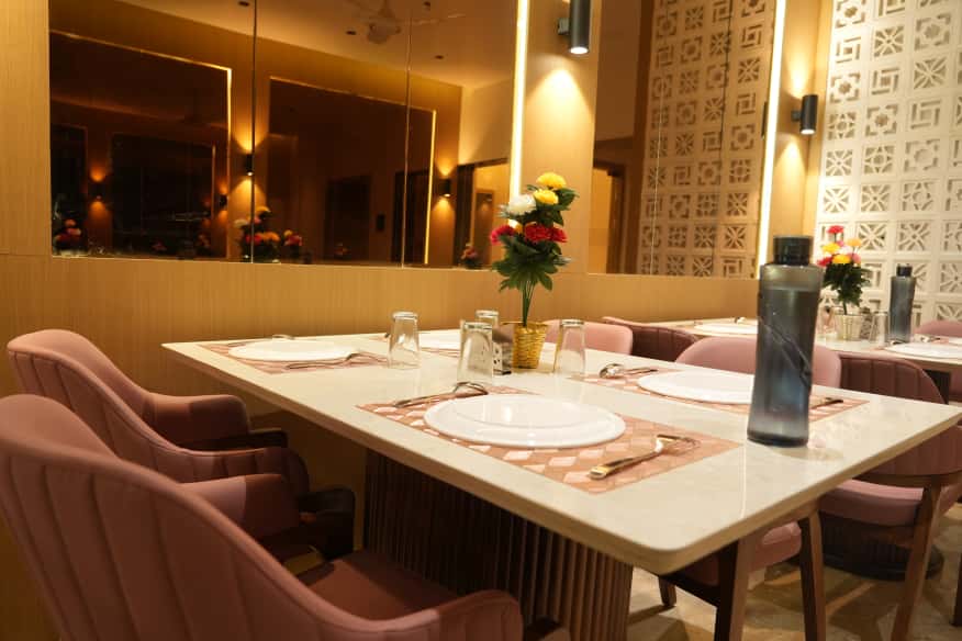 Complimentary breakfast service at Hotel The Grand Om Krishna, Dwarka